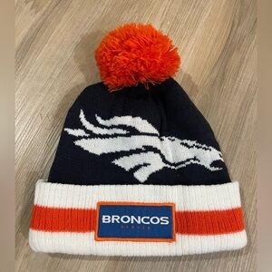 NFL Bronco Budweiser Football Toque. Adult O/S
